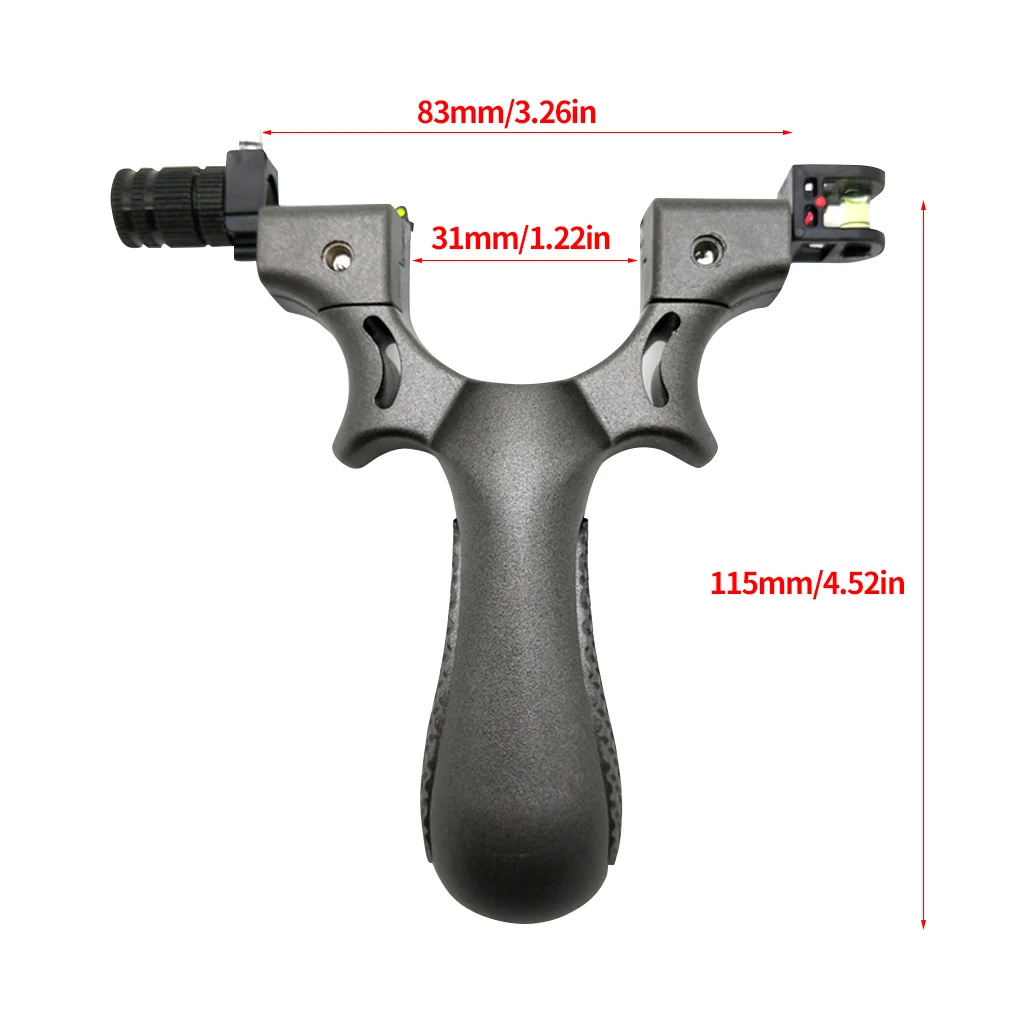 

Powerful Outdoor Hunting Game Catapult The New Laser Aiming Slingshot Resin Material Flat Rubber Bands To Choose From