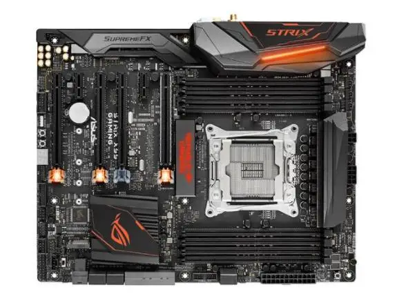Материнская плата Asus ROG STRIX X99 для игрового компьютера LGA 2011 V3 DDR4 128G SATA3 USB3.0 ATX