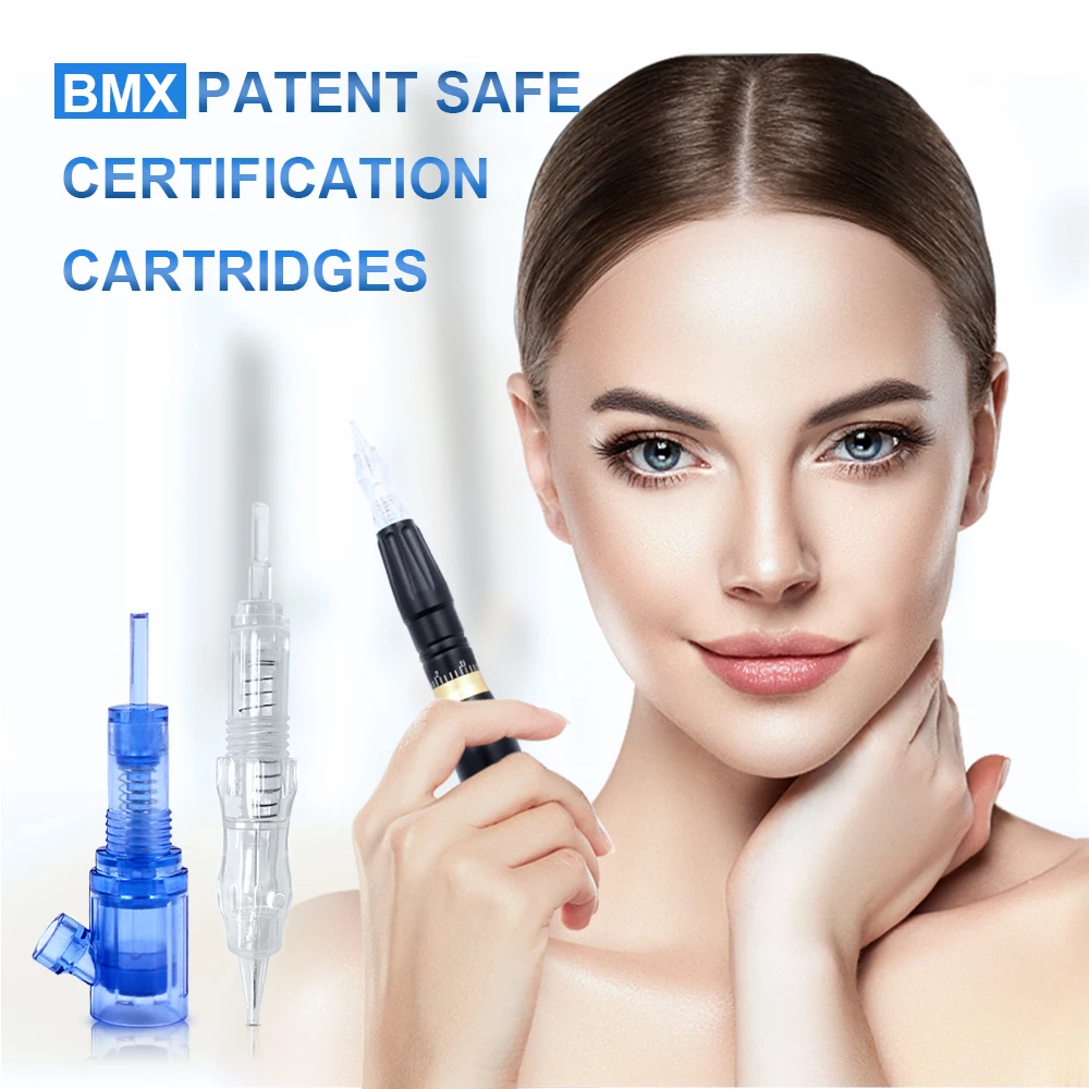 BMX 50 шт. винтовые картрадиги тату Перманентный макияж иглы для бровей губ