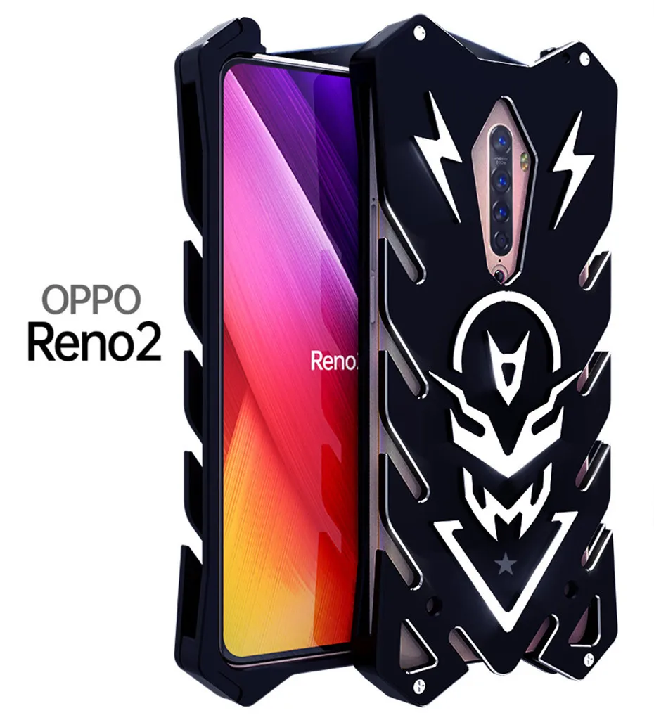 Zimon для OPPO Reno 10X Zoom металлический чехол Роскошный топ авиационный алюминиевый
