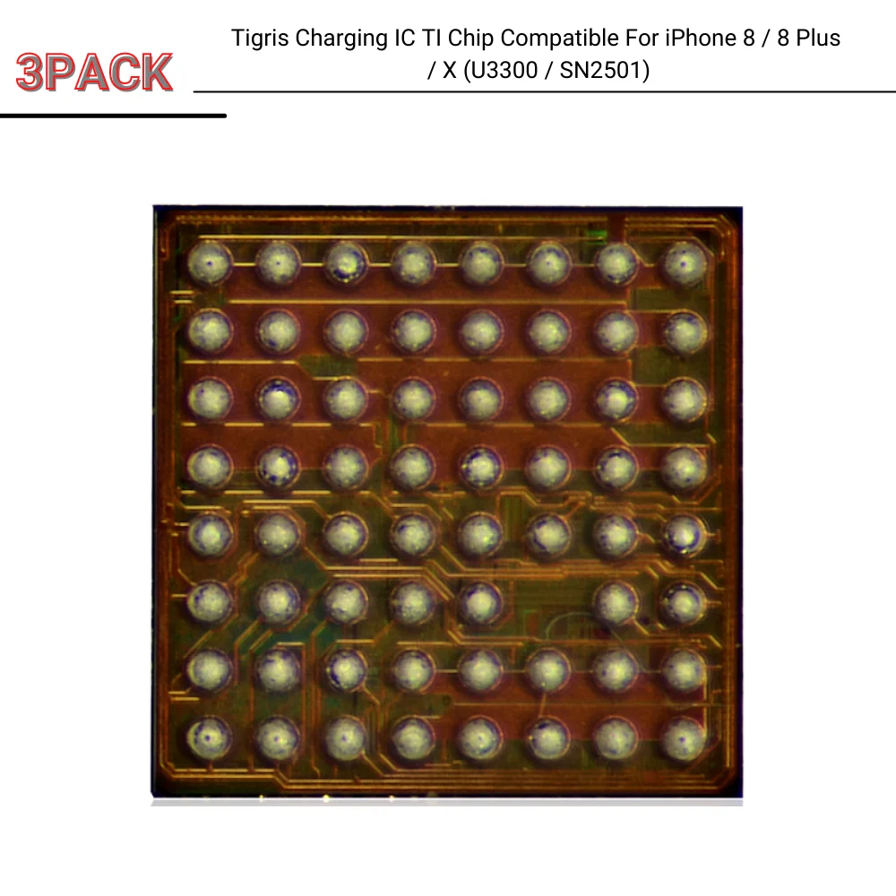 Бесплатная доставка 3 упаковки зарядный чип Tigris IC TI совместимый с iPhone 8 / Plus X (U3300