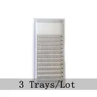 Накладные ресницы 3D, норковые, искусственные норковые ресницы пучков, 8-15 мм, 3 лоткапартия