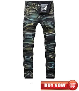 Mcikkny Новая мода Для мужчин грузов Жан брюки с несколькими карманами Slim Fit прямые джинсовые брюки для мужчин мыть размеры 29-40