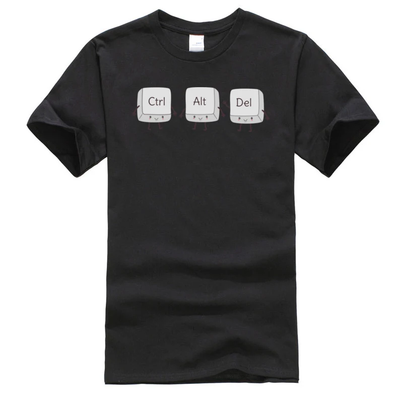 Футболка мужская с программатором брендовая тенниска компьютерной клавиатурой