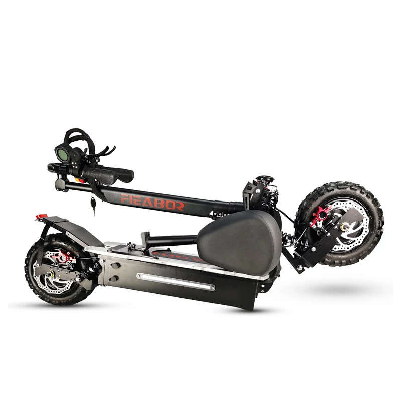 

[EU Direct] Folding Electric Scooter 60V 2800W*2 Smart E-Scooter Lightweight Skateboard Longboard 11in Tires 70-80KM/H Max Speed