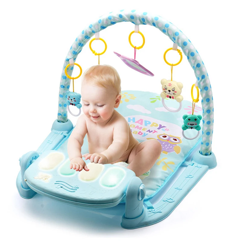 Игровой коврик для детей 0 12 месяцев мягкий игровой погремушки детский