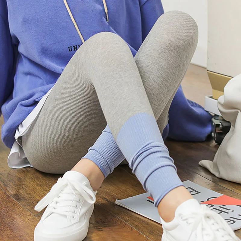 Женские эластичные леггинсы Сезон осень-зима Плотные теплые Стрейчевые брюки SMN88