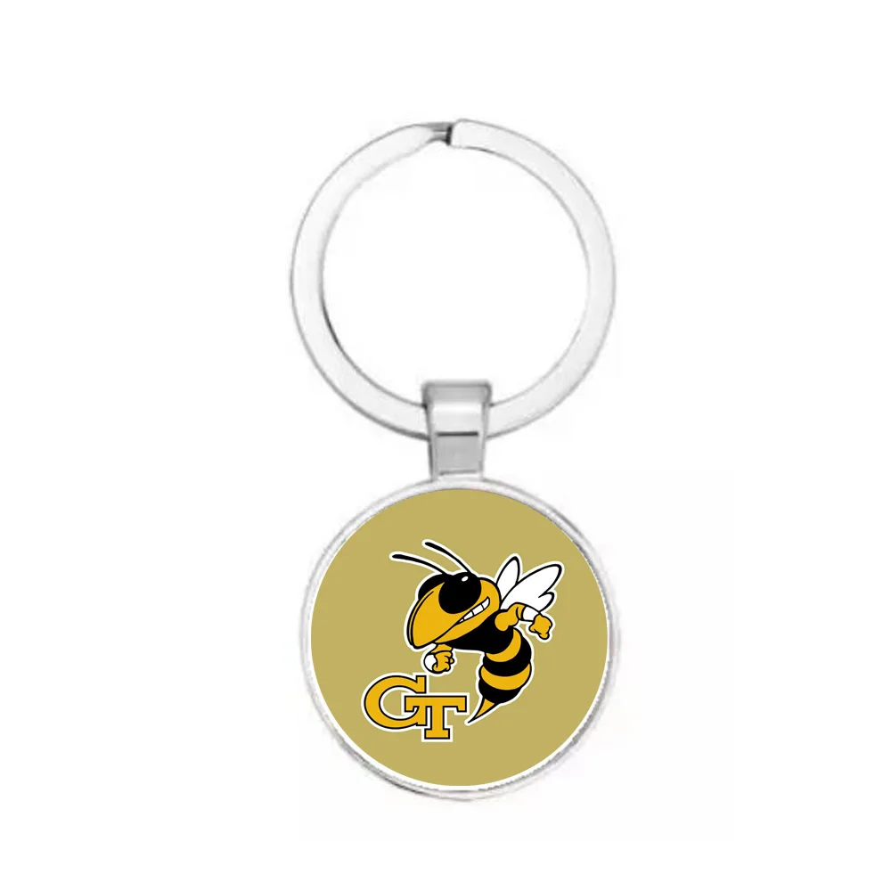 Брелоки для ключей из университета 10 шт./лот футбольный спортивный браслет