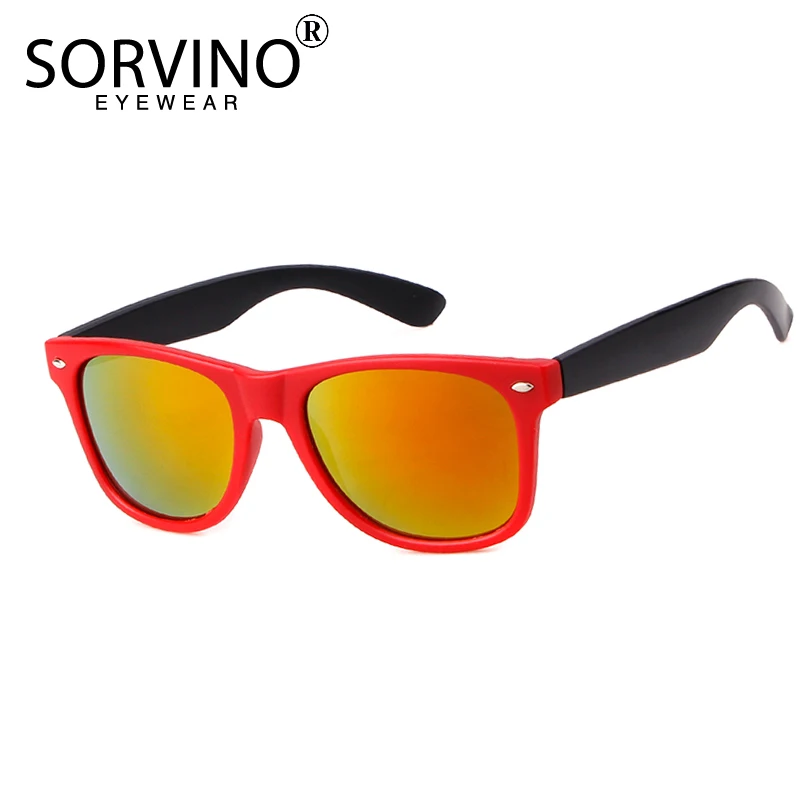 Высокое качество Ретро Мужские Квадратные Зеркальные солнцезащитные очки