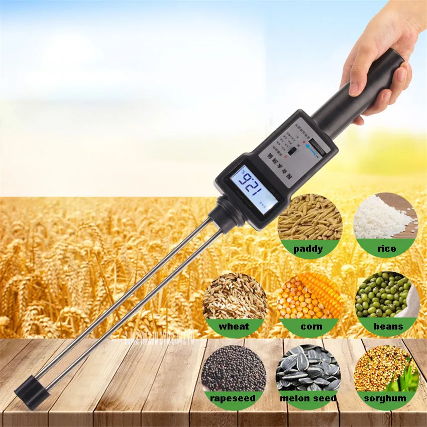 

DL-301 зерна измеритель влажности Измеритель влажности анализатор быстрого измерительный прибор для риса Влажность-тестирования измерения