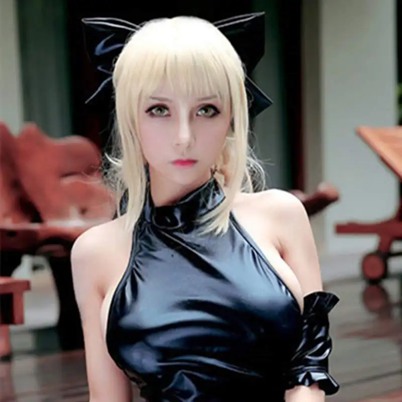Sexy ladies sleeveless backless sexy suit Japanese cosplay bright color patent leather bodysuit swimsuit all-in-one |