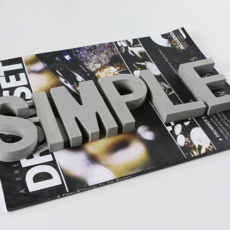 Украшение стен из цемента с надписью Северная ярмарка для дома изготовление