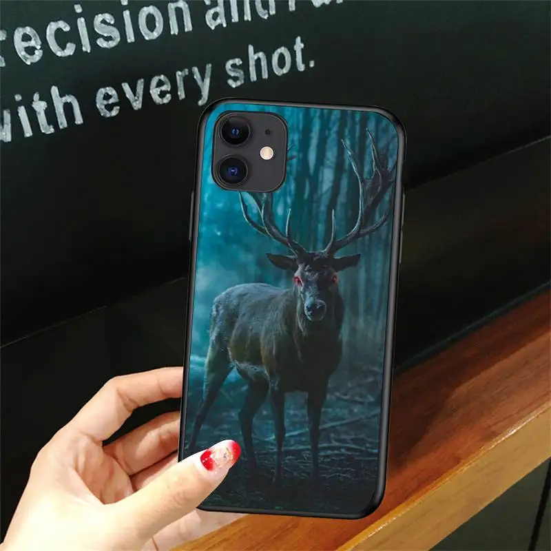 

Deer Hunting Pattern Phone Case For Iphone 5 5S SE 6 6s 7 8 plus X Xr XS 11 12 Mini Pro Max Cover Fundas Coque