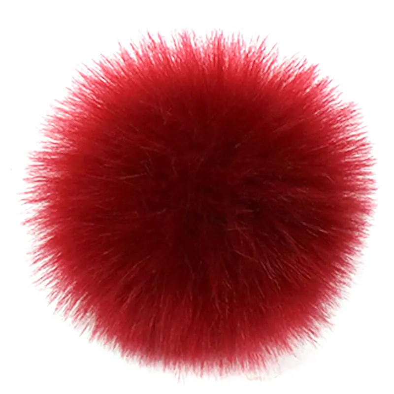 10 см пушистый меховой помпон для сумок аксессуары одежды антиприжимные Помпоны