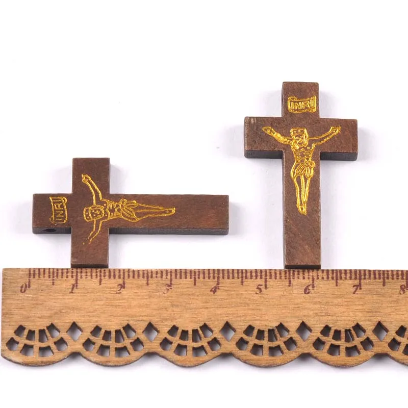 Иисус крест подвески цинковый сплав деревянные украшения подвесные Подарки
