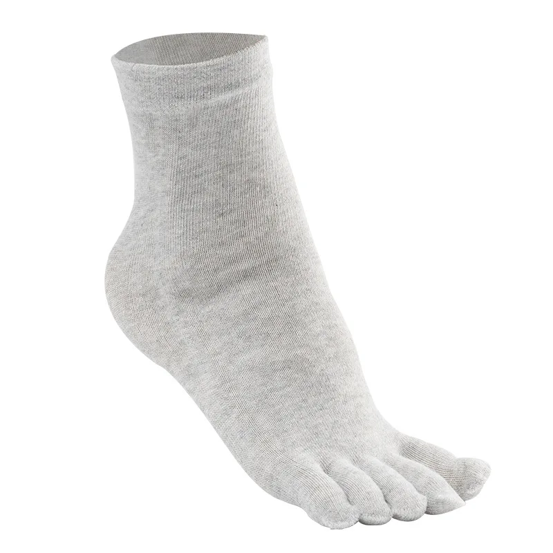 Качественная мужская осень зима хлопковые Дышащие носки с пальцами поглощения