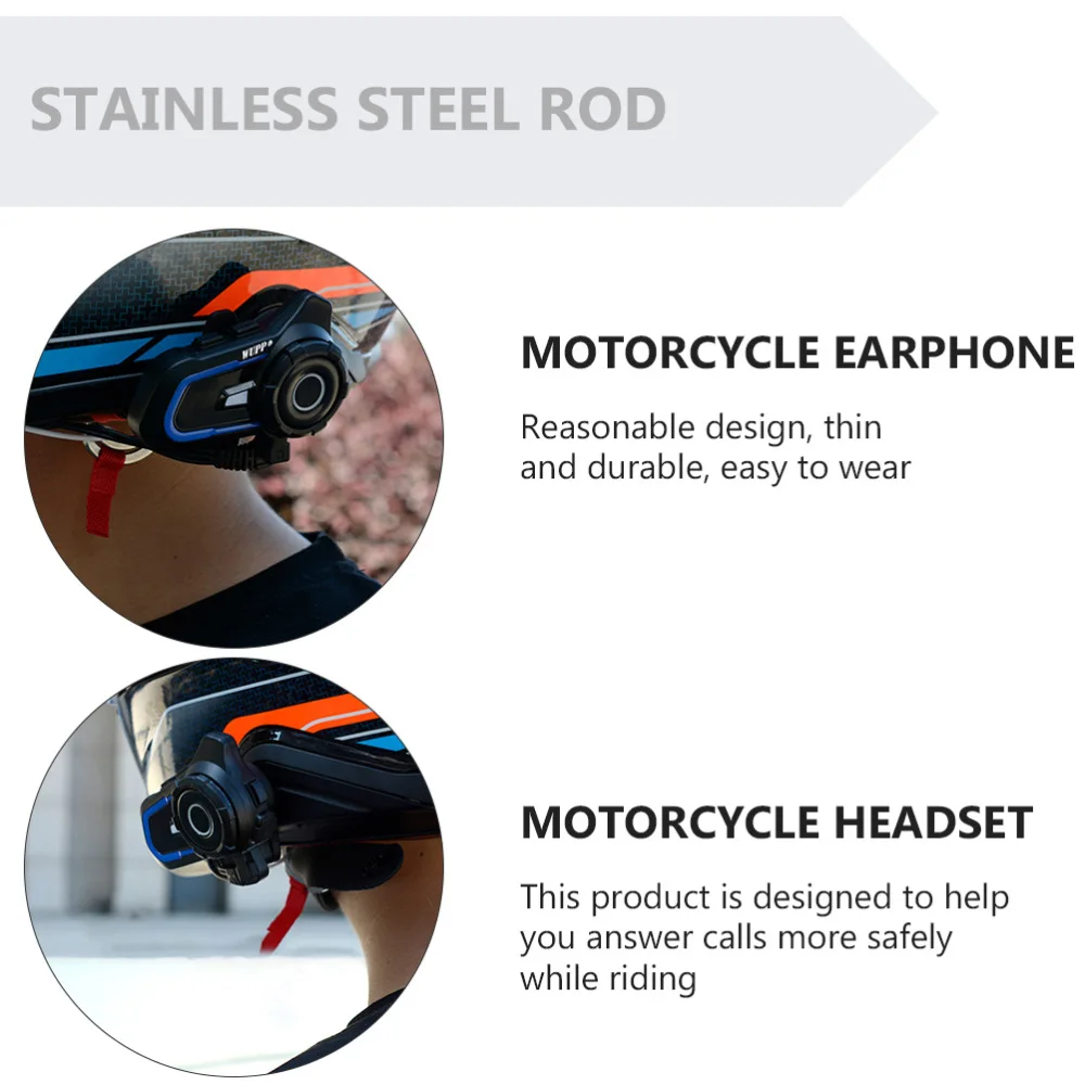 

1 Set Professional Motorbike Helmet Headset Wireless Helmet Radio Headphones