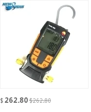 R22 R134a R404A R407c набор коллекторов с манометром со шлангом для домашнего автомобиля A/C воздушный инструмент для кондиционера HVAC