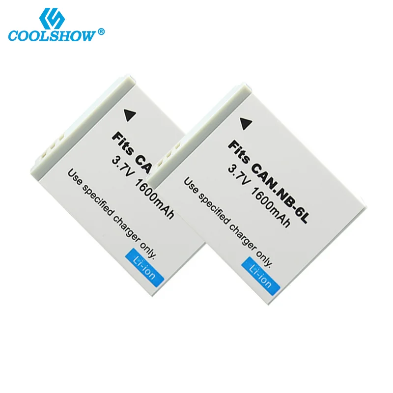 Аккумулятор для камеры NB 6L NB-6L NB6L 1600 мАч Canon Power-shot IXUS 310 SX240 SX275 SX280 SX510 SX500 HS 95 D10 D20 D30