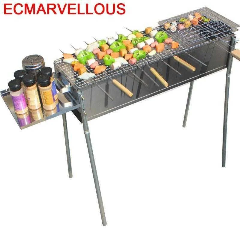Газовая решетка для сада мини Parrilla угольный уголь кемпинга Barbacoa Churrasco