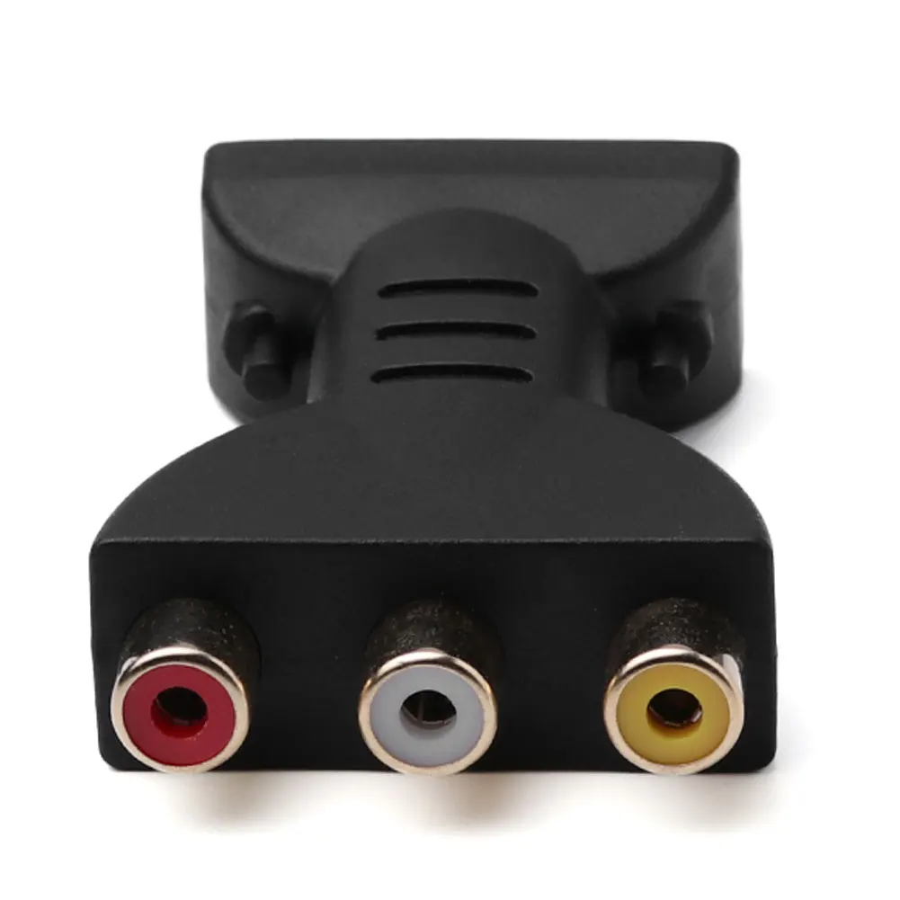 Новое поступление HDMI Male to 3 RCA Женский Композитный AV аудио конвертер