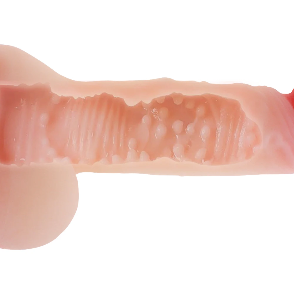 Мягкая искусственная 3D Реалистичная киска двойное использование полый пенис