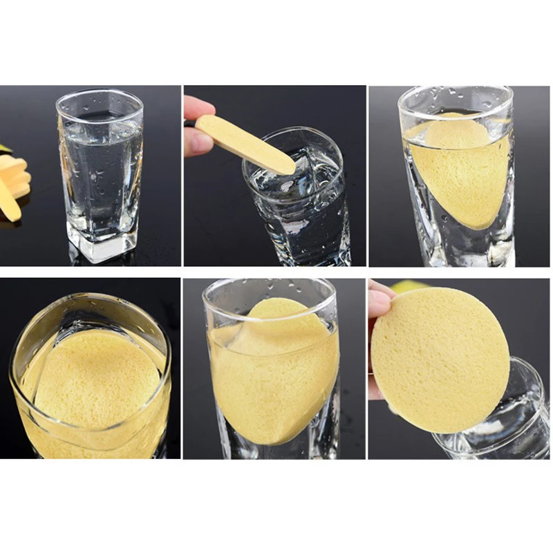 12 шт губка карандаш для лица очищающий порошок слоеный сжатый дорожный макияж