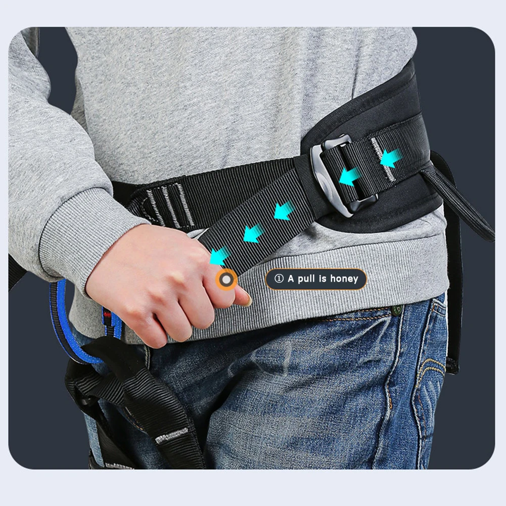 Ремень безопасности для альпинизма уличный спортивный защитный пояс | Спорт и