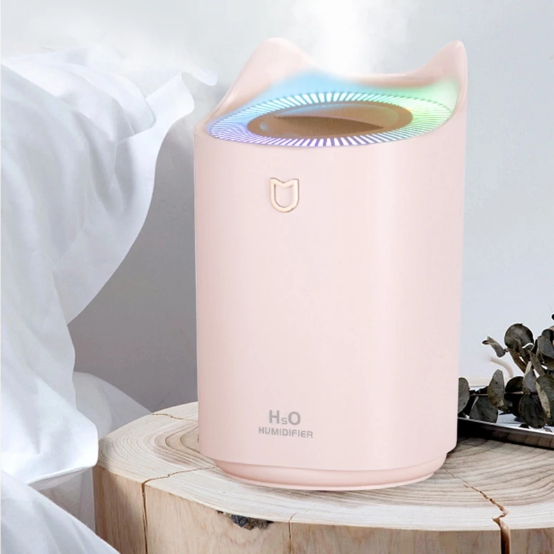 

Double Nozzle Mini Air Humidifier USB Mist Maker Beauty Replenishing Aroma Diffuser Ultra-quiet Operation Fogger Clean