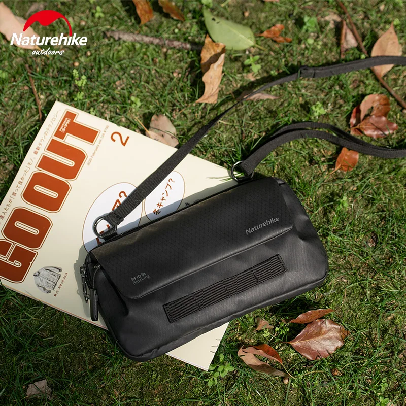 Сумка на плечо Naturehike 600D с защитой от кражи водонепроницаемая уличная спортивная