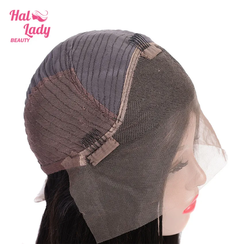 Halo Lady 13*4 волнистые парики из натуральных перуанских натуральных волос для черных женщин, не Реми