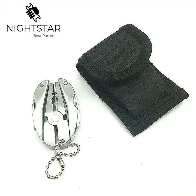 Портативный многофункциональный складной брелок отвертка из нержавеющей стали