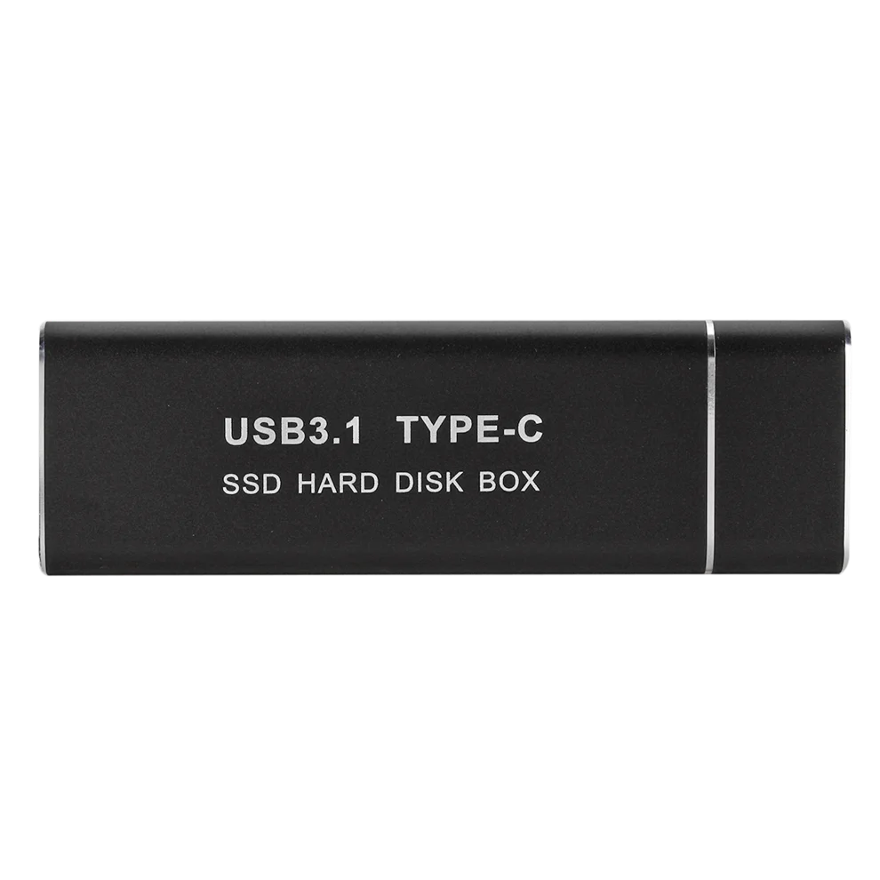 USB 3.1 to M.2 NGFF SSD Mobile Hard Disk Box Type C Adapter Card External Enclosure Case for m2 SATA 2230/2242/2260/2280 | Электроника