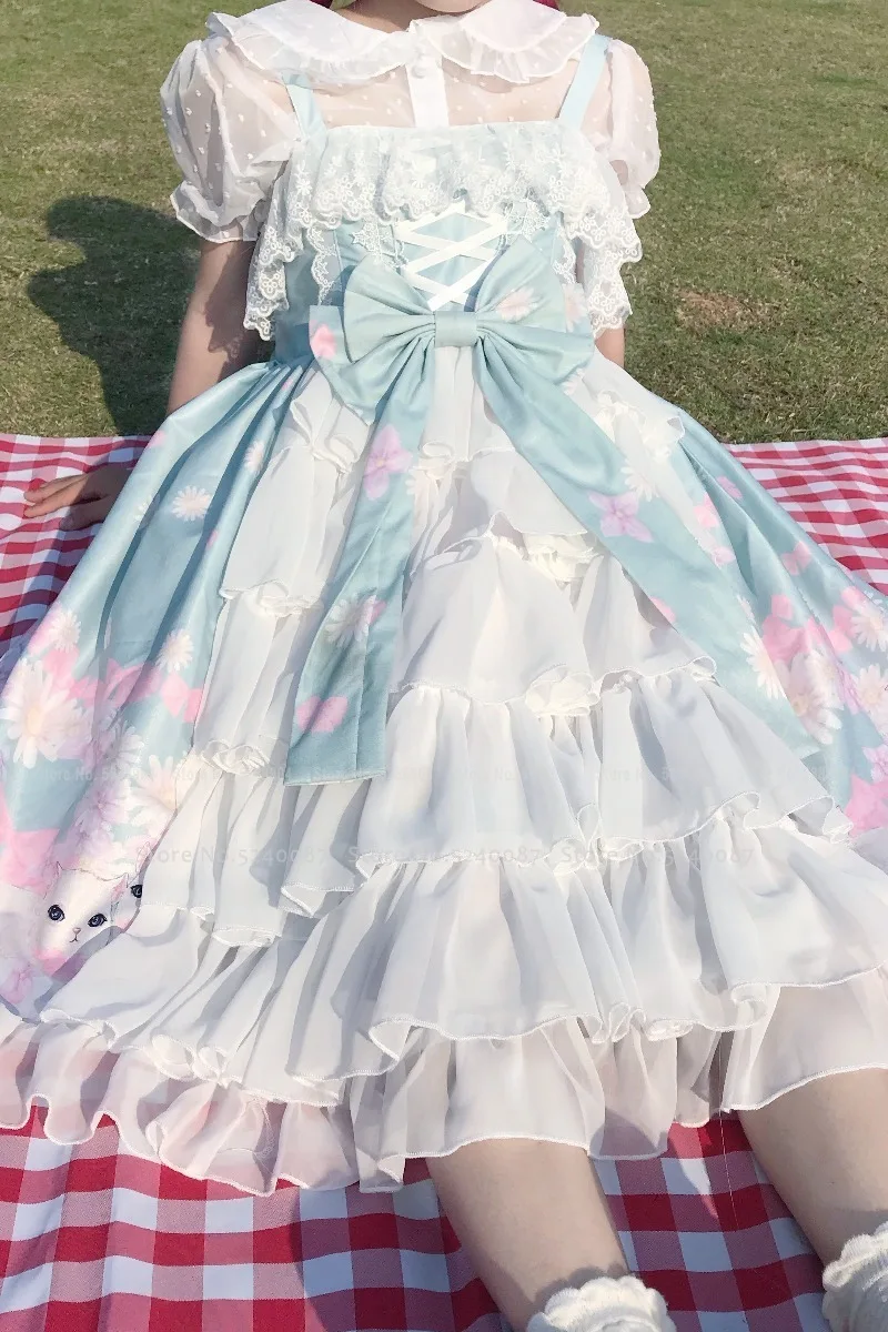 Милое кружевное платье принцессы для чайной вечеринки в стиле &quotЛолита&quot
