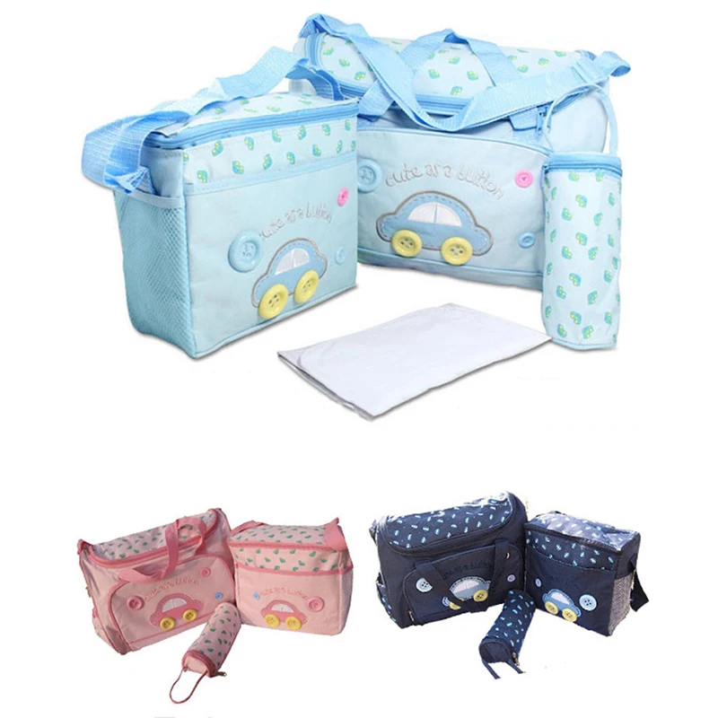 Многофункциональная сумка для подгузников детских коляска кормления модная на