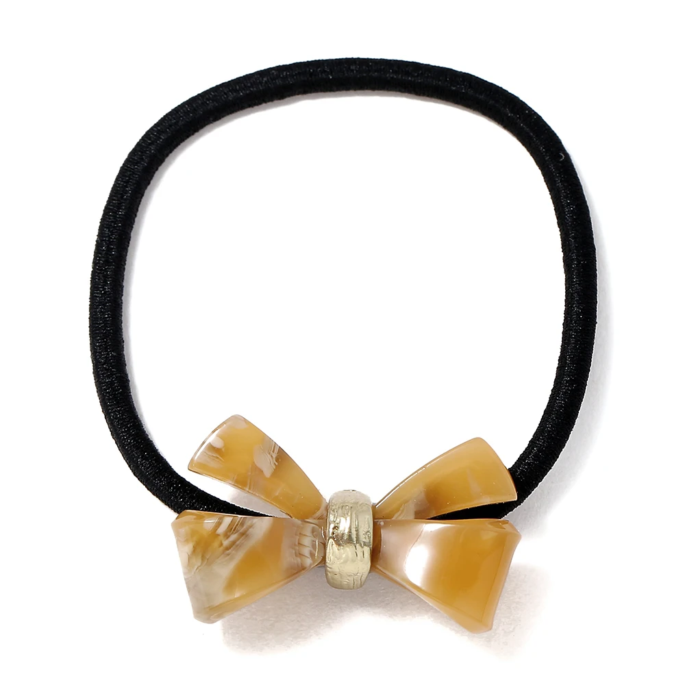 Мини-размер акриловая эластичная повязка для волос в форме банта девочек детская