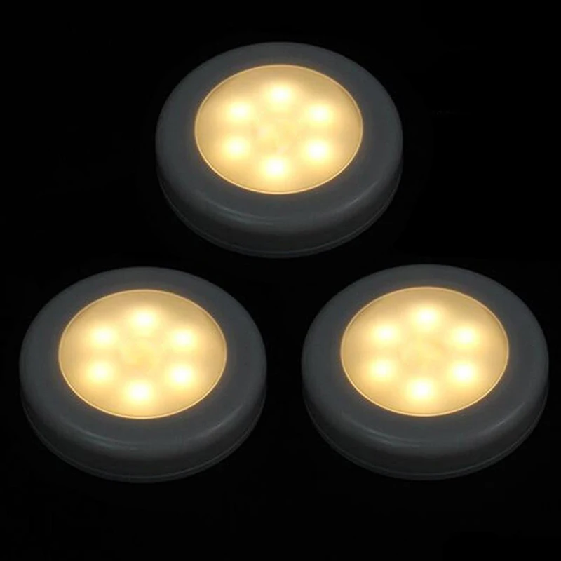 3 шт. магнитные Настенные светильники с пассивным инфракрасным датчиком движения