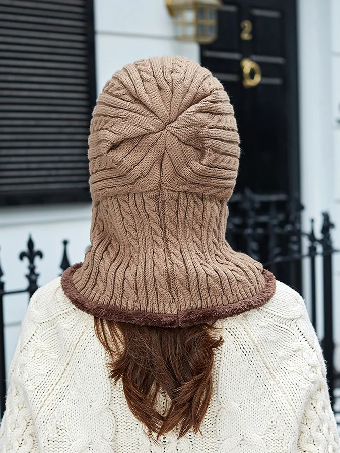 OZyc новая зимняя вязаная шапка шарф для женщин Skullies Beanies Зимние шапки для мужчин и женщин теплая маска Толстая шапка для девочек Женская шапка бини
