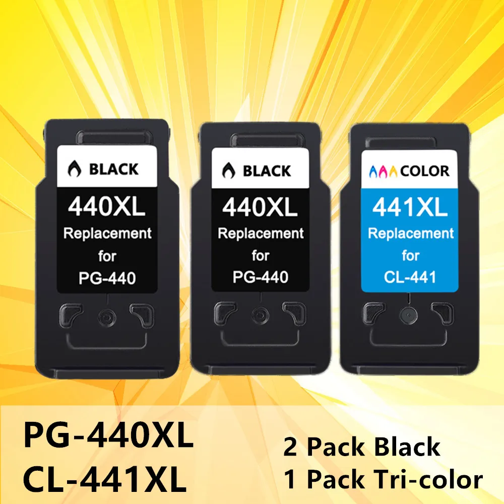 440XL 441XL чернильный картридж с тонером Замена PG440 PG 440 441 XL для Canon Pixma MG2180 3180 4180 4280 MX438
