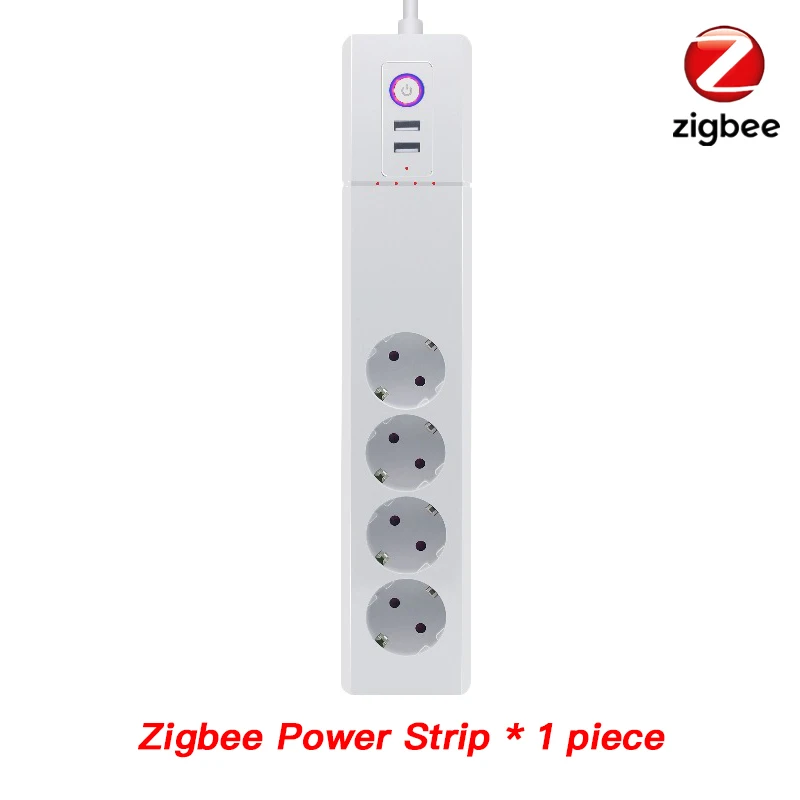 

Mumubiz Умный удлинитель Zigbee 4 розетки 2 USB