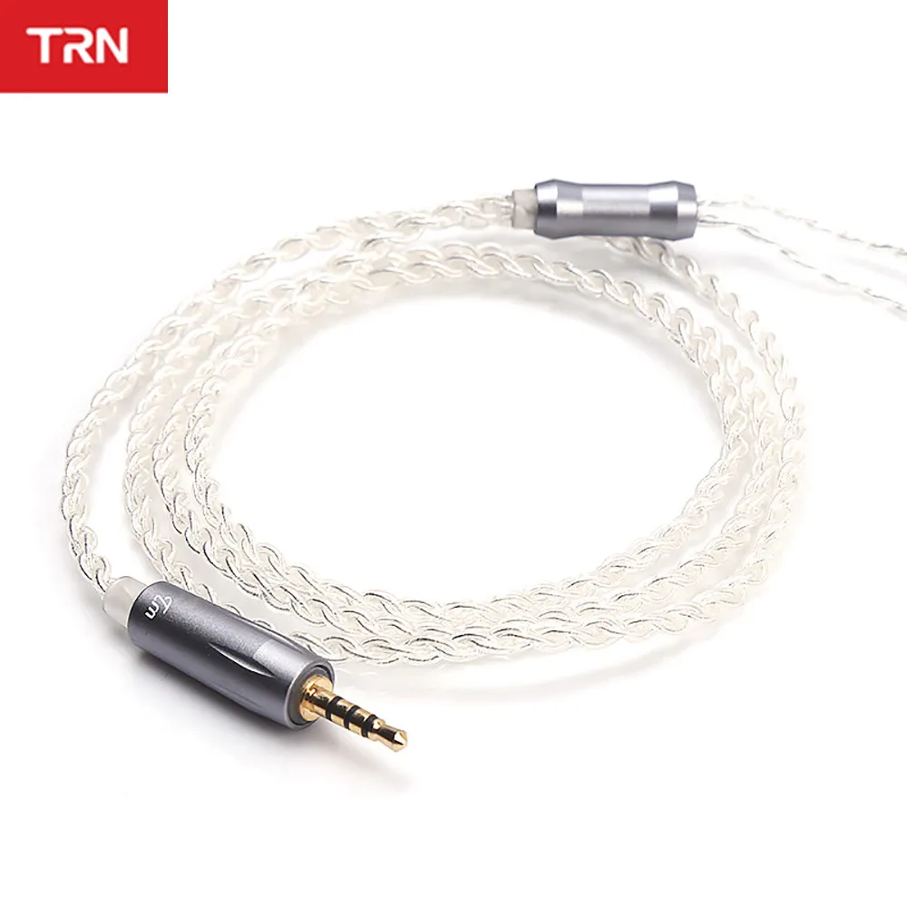 Усовершенствованный кабель для наушников TRN 2 5 мм сбалансированный