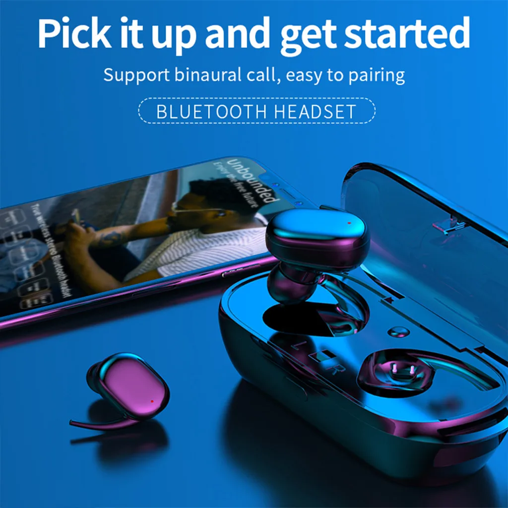 T2C TWS мини беспроводные наушники Bluetooth v5.0 спортивные наушники-вкладыши