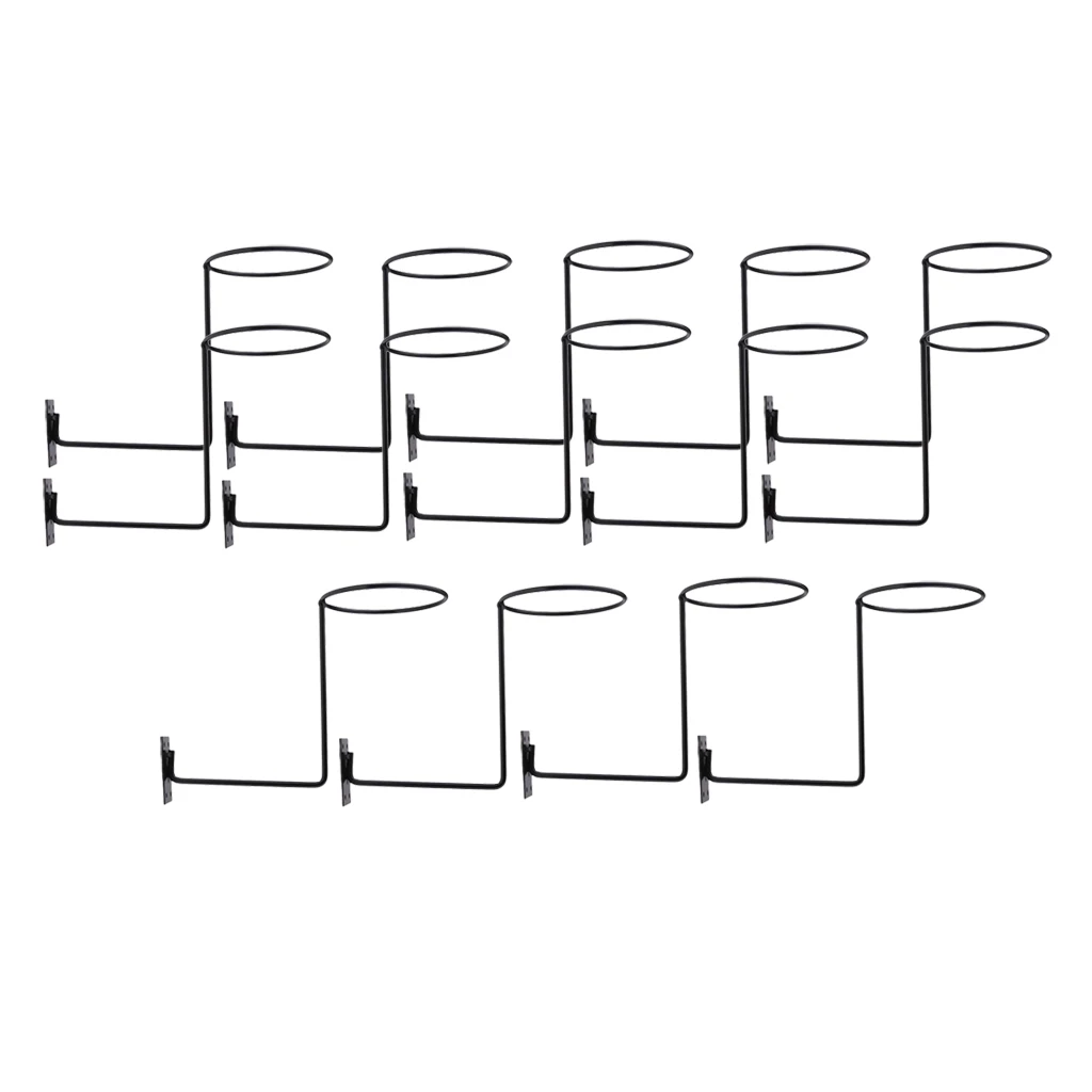 14pcs Aluminum Helmet Rack Wall Display Storage Holder Motorcycle Motorbike | Автомобили и мотоциклы