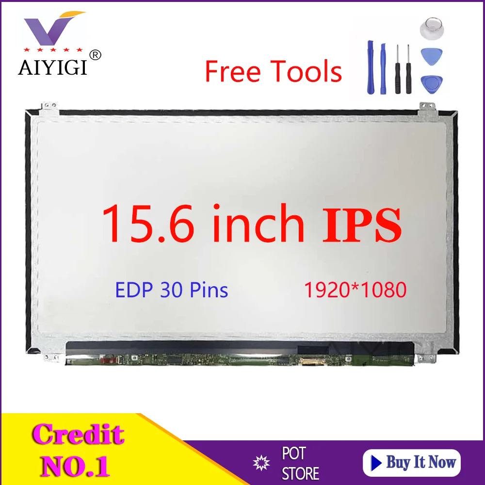 15 6 дюймов IPS ноутбука светодиодный ЖК дисплей Экран для DELL Inspiron 3541 3542 3543 5000 7567 7557