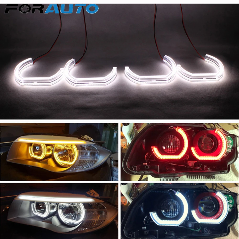 FORAUTO Ангельские глазки Автомобильные фары дневного света светильник