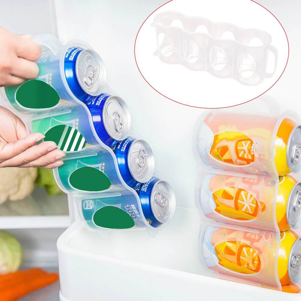 4 отверстия держатель для бутылки напитков на холодильник прочная пивная