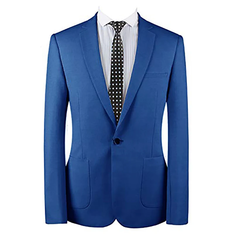

Men's Classic Suits Formal Business Slim Fit One Button Tuxedo 2 Piece Jacket and Pants Sets Wedding Casual Blazer masculino