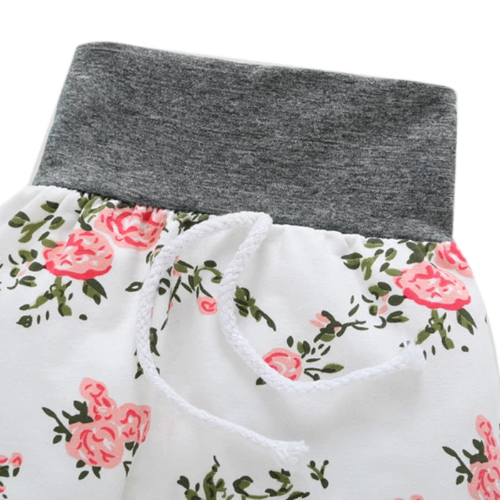 3 шт. кофта с капюшоном и брюки-кенгуру цветочным принтом | Детская одежда обувь