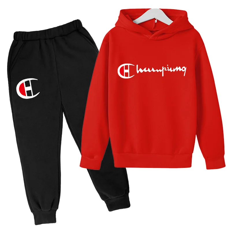 

New kids sweatshirt marshmello Outdoor sweatshirts for girls Popular Logo Hoodie + pants Clothes for Teenagers unspeakable merch