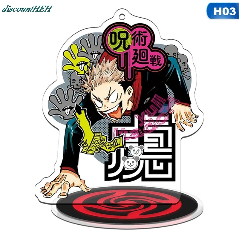 

Anime Jujutsu Kaisen Acrylic Desk Stand Figures Models Teenagers Figures Plate Holder Stand Model Plate For Gift